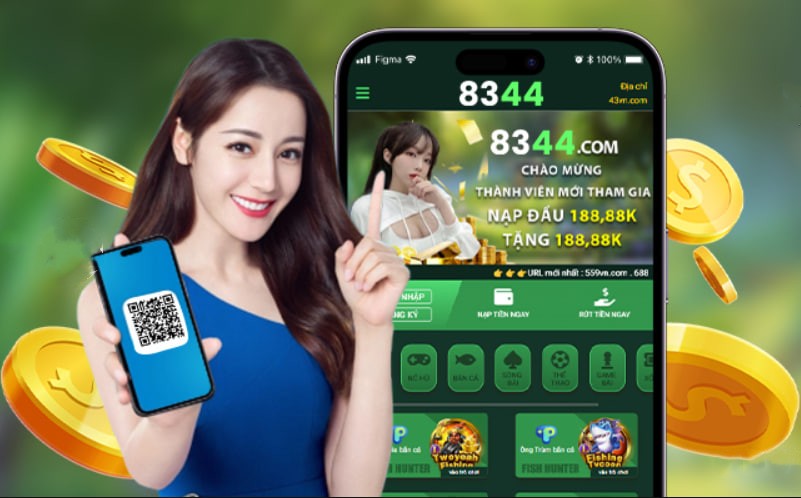 Hình ảnh quảng cáo của fcb8 hiển thị nền tảng và các lợi ích